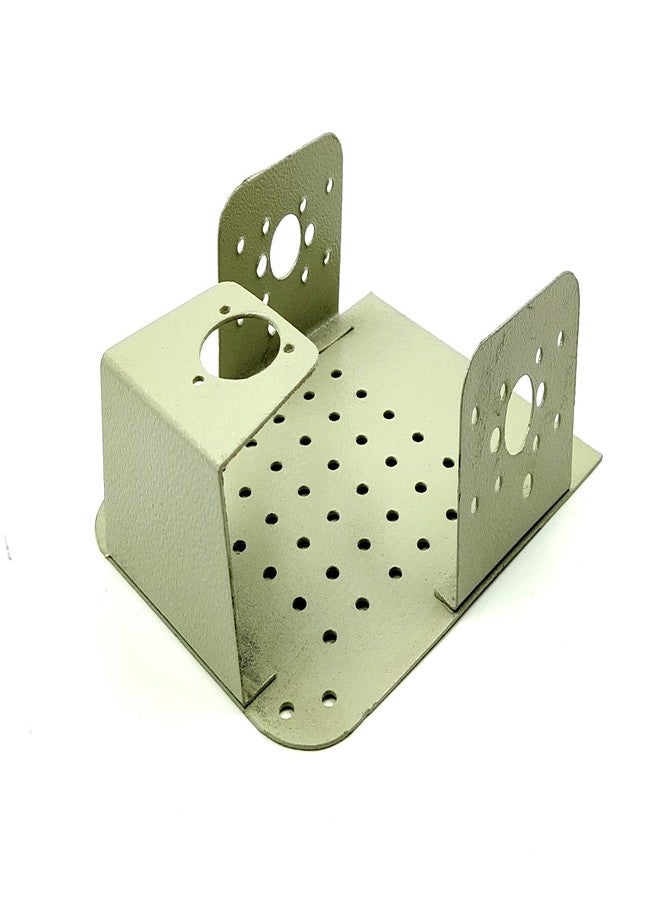 INVENTO 2 Wheel Car Kit Metal Chassis 130x105x45mm + 1000 RPM DC Motor + 55x20 mm Wheel Robot Smart Car DIY - Image 3